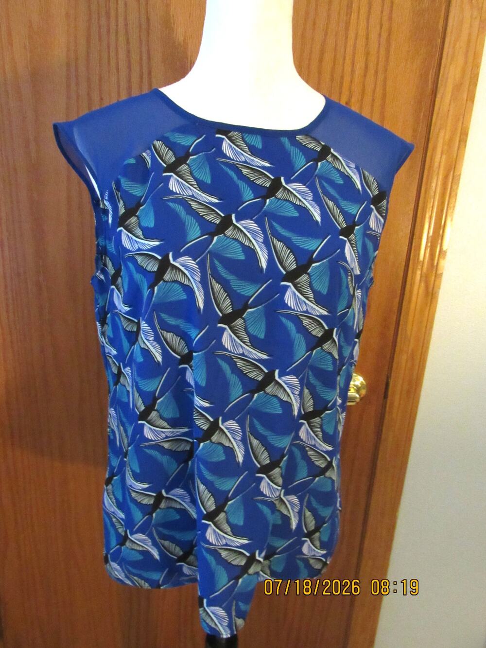 Apt. 9 Bird Dressy Shirt - Size M